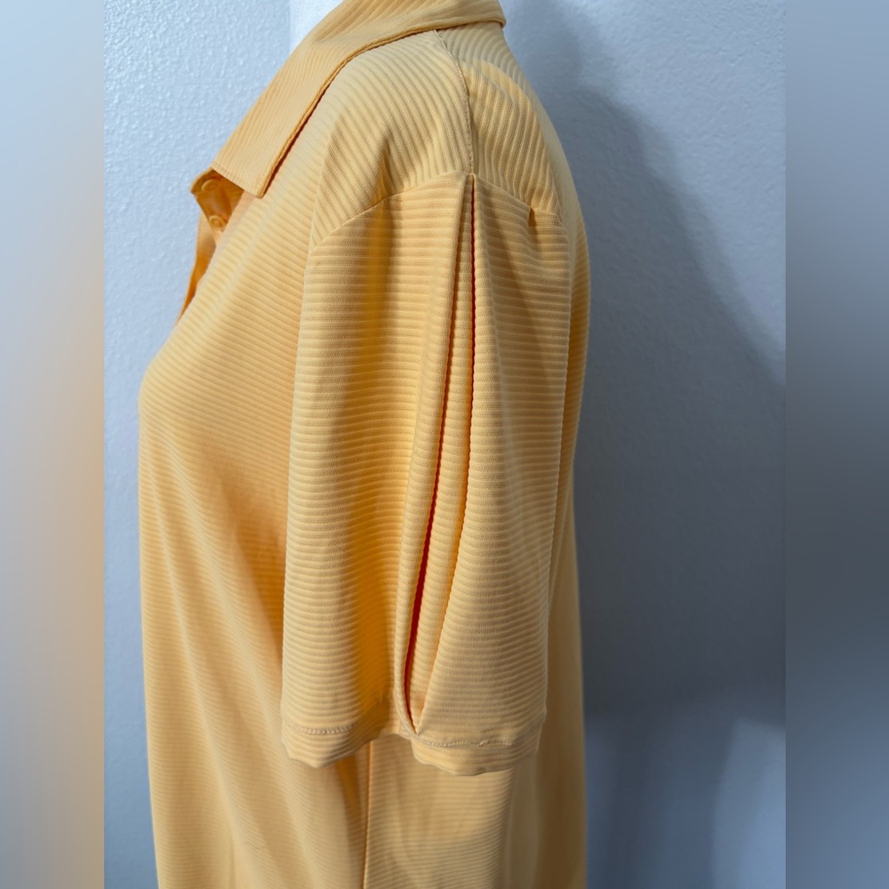 NWOT CALIA Women's Puff Sleeve Golf Polo Yellow SZ XL Athleisure Pickleball - Picture 6 of 10